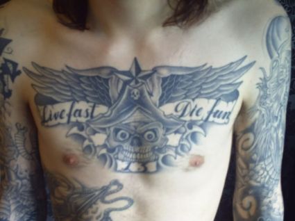 Chest Pics On Tattoo 